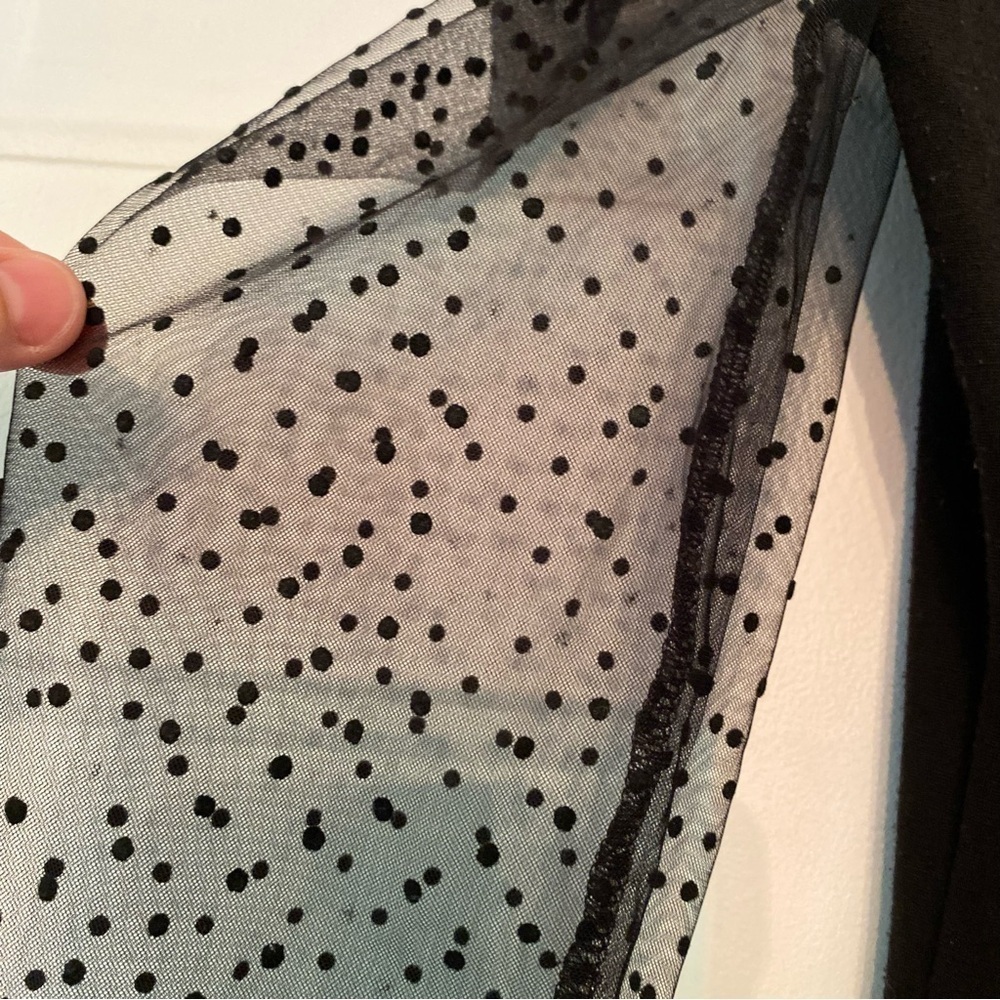 Ichi blouse mesh dot puff sleeve - Picture 9 of 10